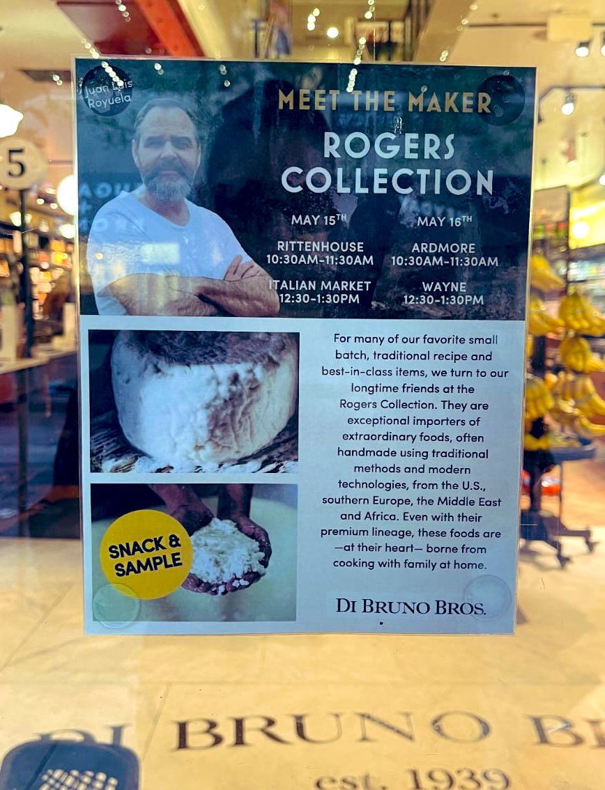 Ya estamos en ruta a Filadelfia a <a href="/DiBrunoBros/">Di Bruno Bros.</a>