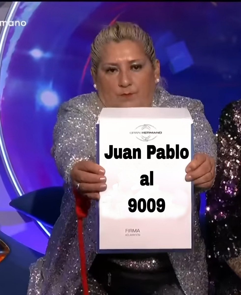 EmaHemlet's tweet photo. Bueno más que obvio se viene el 7mo vs de Luz asi que NO DIVIDAN VOTOS! JUAN PABLO AL 9009
#JUANPABLOAL9009 #JUANPABLO7020 #NODIVIDIRVOTOS #NOALFRAUDE #LUZSEQUEDA #LUZTIENEAGUANTE #GRANHERMANOAR #GH2025 #TELEFE #GRANHERMANO2025 #GRANHERMANOARGENTINA #GRANHERMANO https://t.co/gG4hP3L6Qb
