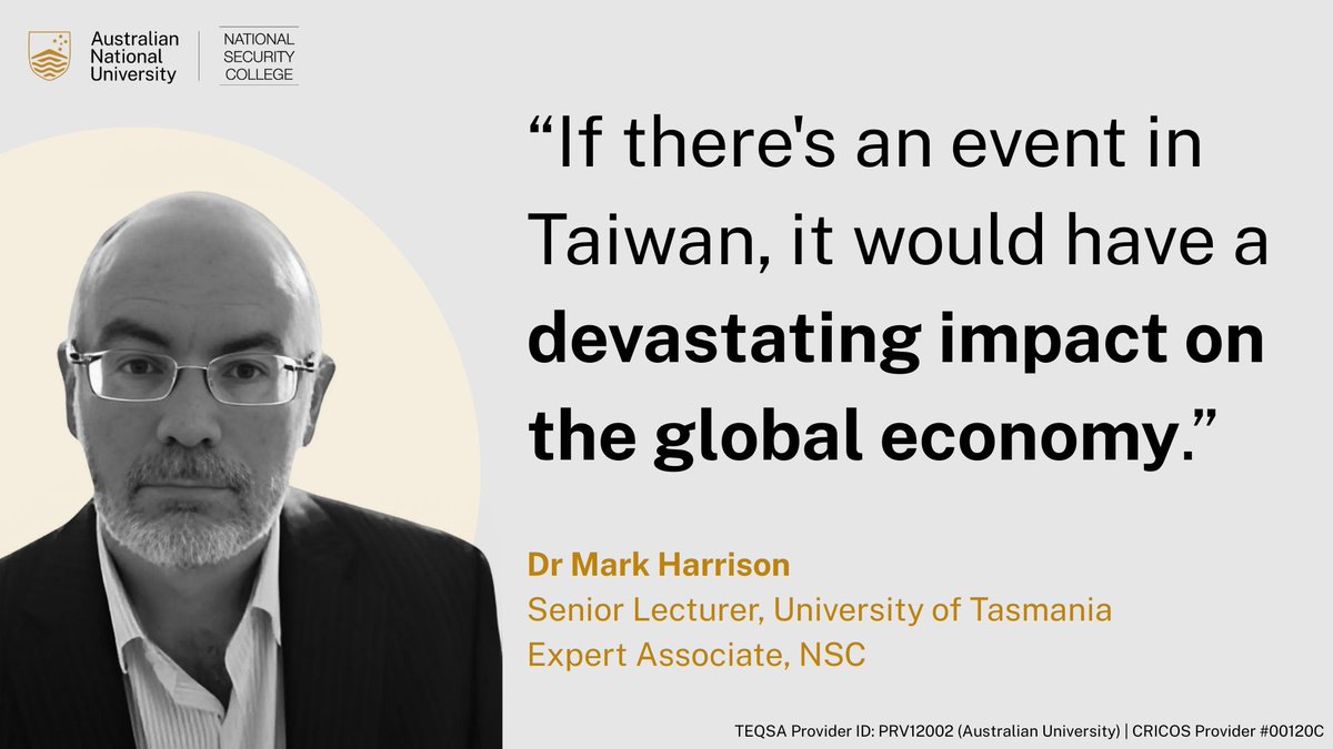 In the latest #NatSecPod🎙️

🇦🇺🇹🇼 In what ways are Australia’s interests intertwined with the security and resilience of Taiwan? 

<a href="/HelloKetty1998/">Ketty W. Chen</a> and <a href="/mhar4/">@mhar4</a> join Susan Dietz to discuss this and more.

🎧Listen now ⤵️
tinyurl.com/mvan8zrx