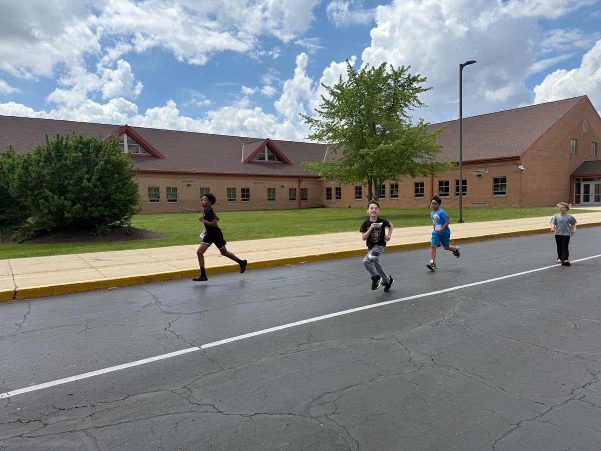 Absolutely exhausted after our first day of the Wesmere recess mileage club!  One of the reasons I absolutely love the job ❤️