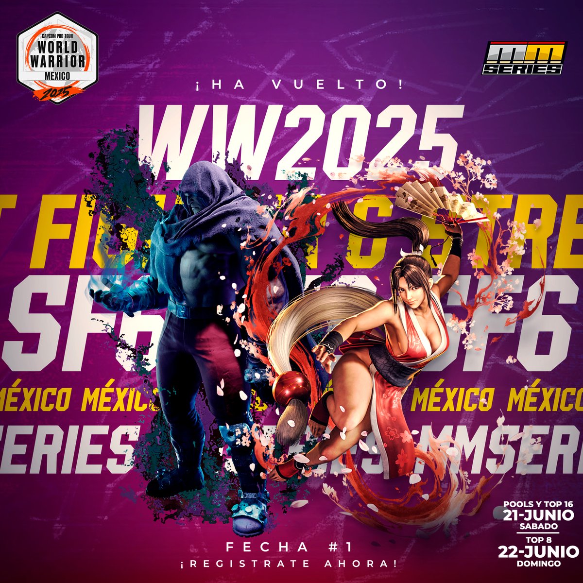 ¡WW México ha vuelto!

Por 4to año consecutivo México será una de las seleccionadas para el World Warrior. No te quedes fuera, acumula puntos y gana un lugar en la CPTXII, organizado por MMS.

Primera fecha: 

🗓Cierre de inscripción: 20/06 
🗓Pools: 21/06  

⬇Inscripción ⬇