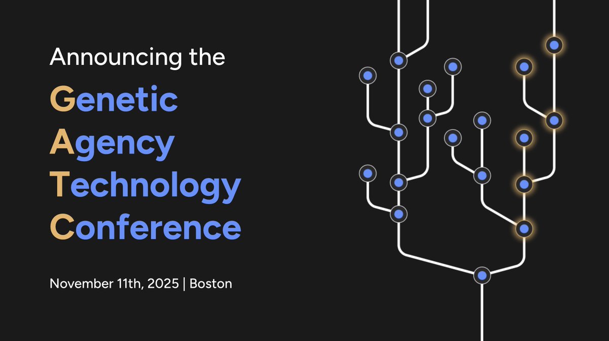 Dyno_Tx's tweet image. Save the date! Today, Dyno announced the inaugural Genetic Agency Technology Conference (GATC) will take place on November 11th, 2025 in Boston.
This one-day gathering will convene technical thought leaders, gene therapy developers, patients, their families, and patient…
