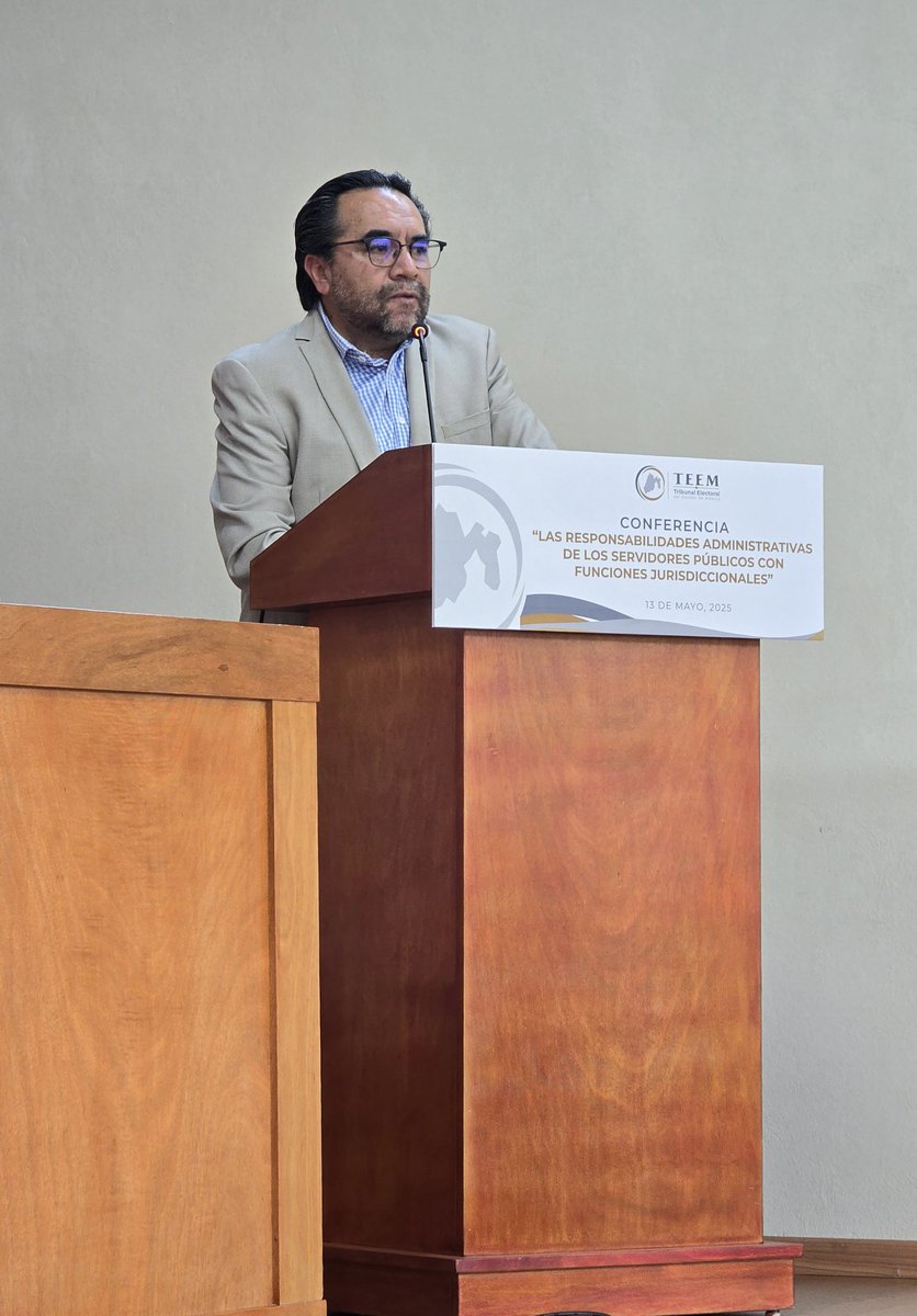 Conferencia relevante del Magistrado Eduardo Salgado en el <a href="/TeemOficial/">Tribunal Electoral del Estado de México</a>. Los y las juzgadoras debemos actuar con responsabilidad profesional y ética.