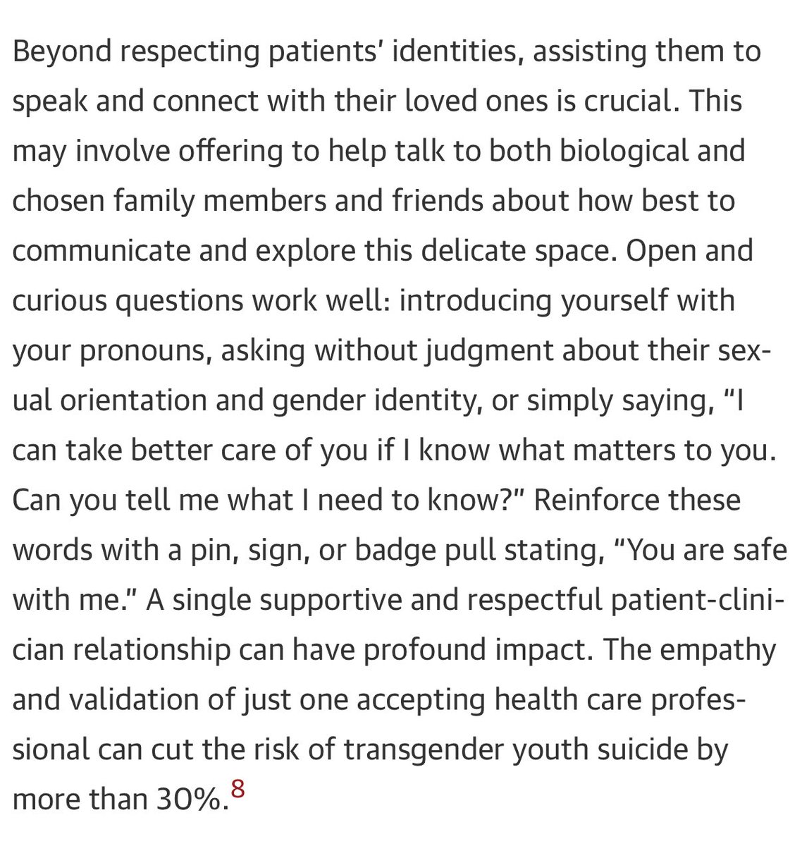 Benjamin Ryan (@benryanwriter) on Twitter photo “Beyond respecting patients’ identities, assisting them to speak and connect with their loved ones is crucial. This may involve offering to help talk to both biological and chosen family members and friends about how best to communicate and explore this delicate space. Open and “Beyond respecting patients’ identities, assisting them to speak and connect with their loved ones is crucial. This may involve offering to help talk to both biological and chosen family members and friends about how best to communicate and explore this delicate space. Open and