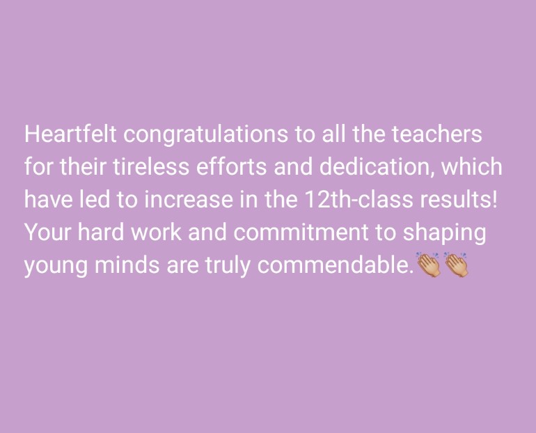 GG SSS A-BLOCK Nand Nagri (@ggsssabl1) on Twitter photo Massive congratulations to our 10th and 12th class students on acing your CBSE exams!Your commitment to studies and determination have yielded fantastic results.Keep shining and reaching for the stars!🌟🎉👏🏼 <a href="/dilli_shiksha/">Dilli Shiksha</a> <a href="/Dillimagazine/">दिल्ली</a> <a href="/Dir_Education/">DIRECTORATE OF EDUCATION Delhi</a> <a href="/DSTF_2020/">DELHI SCHOOL TEACHERS FORUM</a> <a href="/ne_distt_doe456/">north_east_disttdoe</a> Massive congratulations to our 10th and 12th class students on acing your CBSE exams!Your commitment to studies and determination have yielded fantastic results.Keep shining and reaching for the stars!🌟🎉👏🏼 <a href="/dilli_shiksha/">Dilli Shiksha</a> <a href="/Dillimagazine/">दिल्ली</a> <a href="/Dir_Education/">DIRECTORATE OF EDUCATION Delhi</a> <a href="/DSTF_2020/">DELHI SCHOOL TEACHERS FORUM</a> <a href="/ne_distt_doe456/">north_east_disttdoe</a>