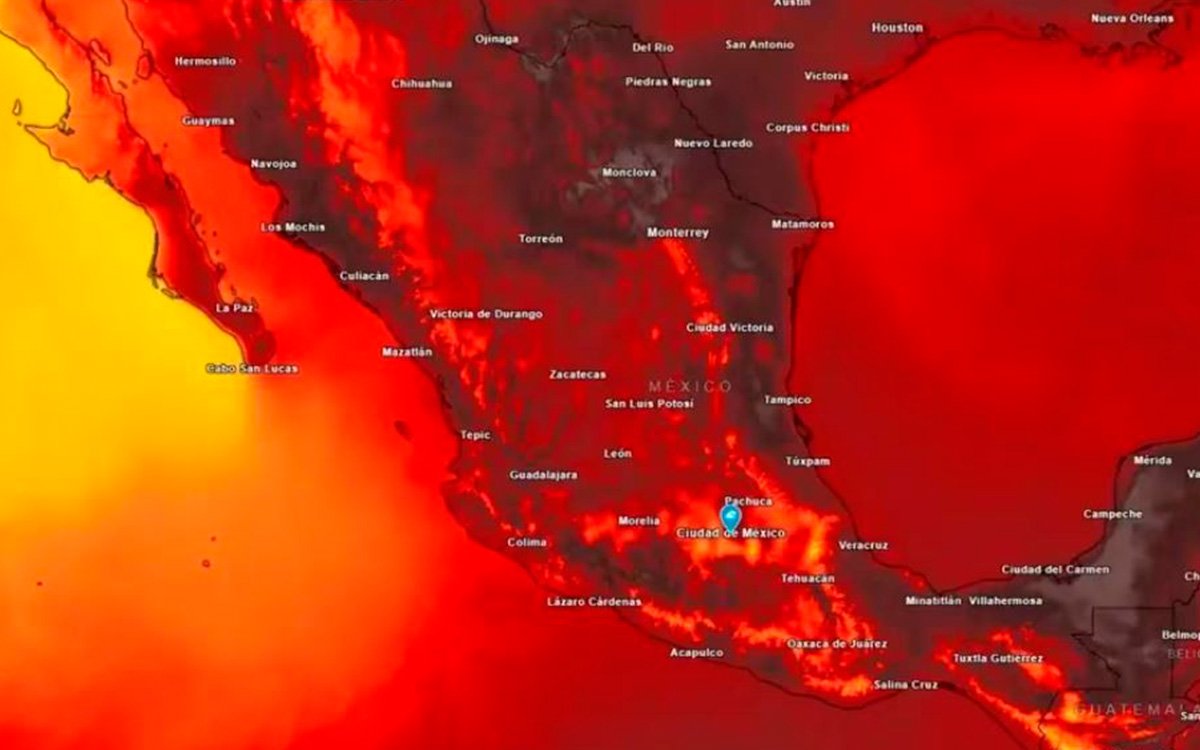 🚨| Ondas de calor 🔥siguen 'asando' al país: llega una nueva que colocará las temperaturas por encima de los 45°C 🥵🌡️☀️.

Aunque se esperan vientos intensos 🌬️ y chubascos ☔️en otros estados, las ondas de calor ☀️🥵 afectarán 26 estados. 

Por lo que te recomendamos mantenerte