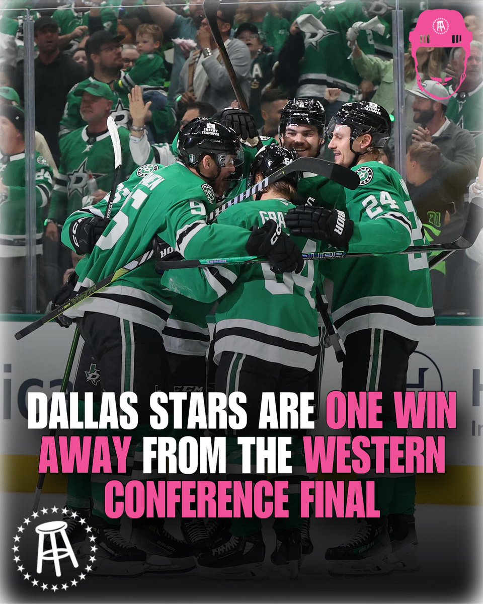 THE DALLAS STARS ARE ONE WIN AWAY FROM ADVANCING TO THE WCF ⭐️