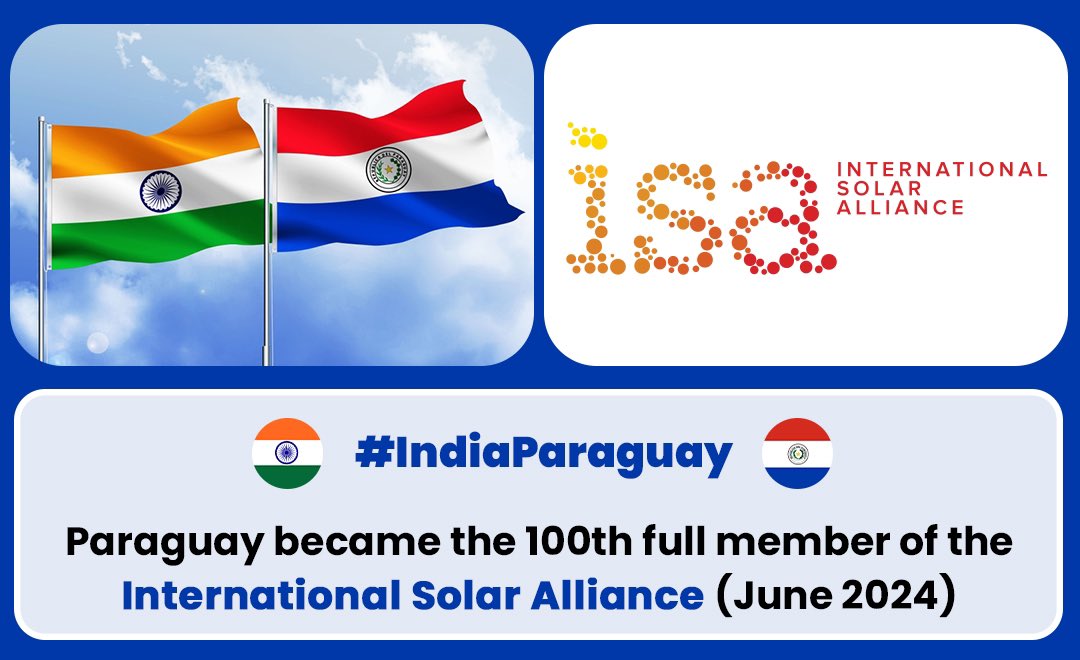 Dr. S. Jaishankar (@drsjaishankar) on Twitter photo Warm wishes to Foreign Minister <a href="/rramirezlezcano/">Rubén Ramirez L</a>, the Government and the people of Paraguay on their Independence Day.
Our solidarity and shared beliefs drive forward our partnership.
🇮🇳 🇵🇾 Warm wishes to Foreign Minister <a href="/rramirezlezcano/">Rubén Ramirez L</a>, the Government and the people of Paraguay on their Independence Day.
Our solidarity and shared beliefs drive forward our partnership.
🇮🇳 🇵🇾
