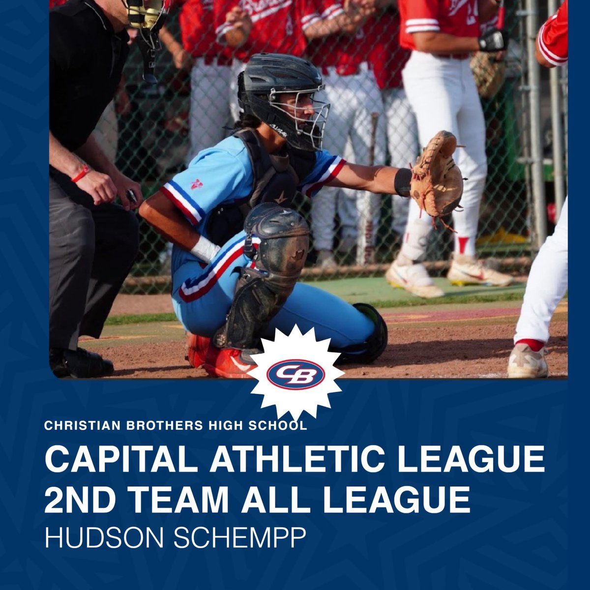 CB_Basebll's tweet photo. Congratulations to Hudson Schempp @jaxsonaurich14 @pelka_joey @joshlew2025 @LucasRado_2025 &amp; Mikey Horan for being selected to 2nd Team All CVC League: https://t.co/FHf7YEfqSr