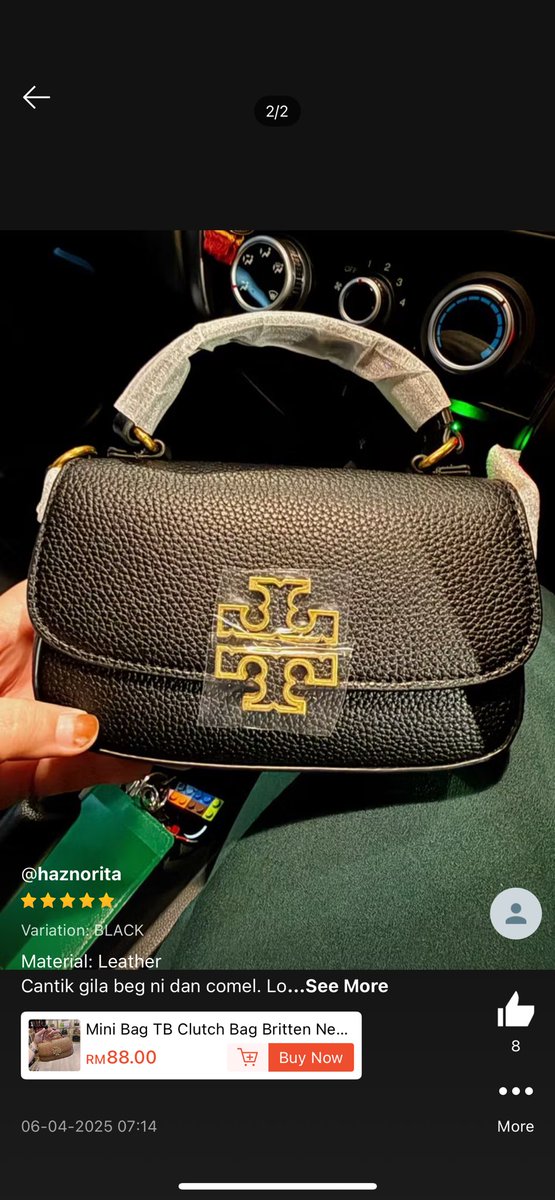 Waktu hari nak 15/5 sale ni la terjumpa LUBUK MURAH TORY BURCH!!!👋🏻 Miu Miu pun ada omg….

Akak ni siap kata “kualiti tak macam pakai barang fufu” ni yang i takleh niiiii🫣💸