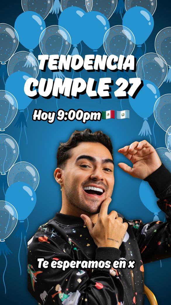 __Mon 💸💵💚 (@moni20209) on Twitter photo A unas horas de que nuestro rey cumpla años.
Te amamos demasiado <a href="/_DennisArana/">Dennis Arana</a>
Esta bonita comunidad no iba a dejar pasar inadvertido semejante festejo
Mucha luz, mucho trabajo y mucha salud 🙌🏻
CUMPLE 27 MARITO A unas horas de que nuestro rey cumpla años.
Te amamos demasiado <a href="/_DennisArana/">Dennis Arana</a>
Esta bonita comunidad no iba a dejar pasar inadvertido semejante festejo
Mucha luz, mucho trabajo y mucha salud 🙌🏻
CUMPLE 27 MARITO