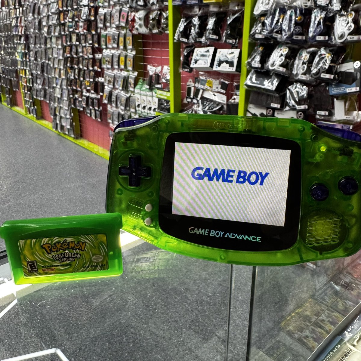 Great green pair just traded in!

GBA includes an IPS modded screen and rechargeable battery