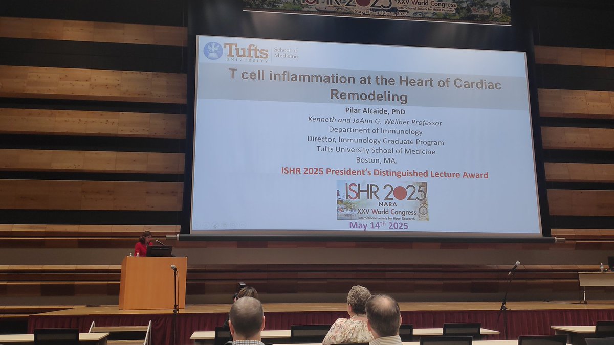 Jose Angel Nicolas Avila (@nicolasavilaja) on Twitter photo Congratulations to <a href="/PilarAlcaidePhD/">Pilar Alcaide, PhD</a> for a great presentation and the Presidents Award from #ISHR! Congratulations to <a href="/PilarAlcaidePhD/">Pilar Alcaide, PhD</a> for a great presentation and the Presidents Award from #ISHR!