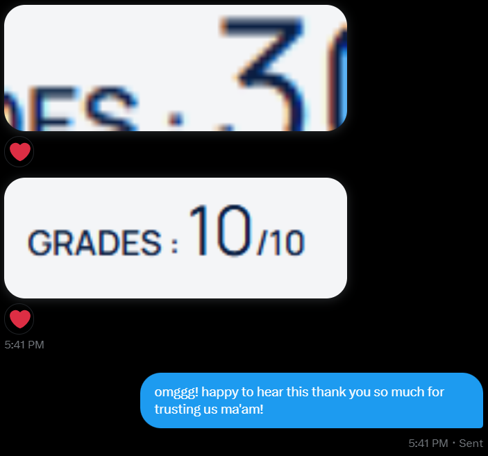 ꒰ 🫧 ali acad comms ꒱
about: client feedback🥹💖

✧ feedback like this makes our day  ♡

commissions are still open — DM/email us anytime! 🌷✨

#aliacadcommsfeedbacks