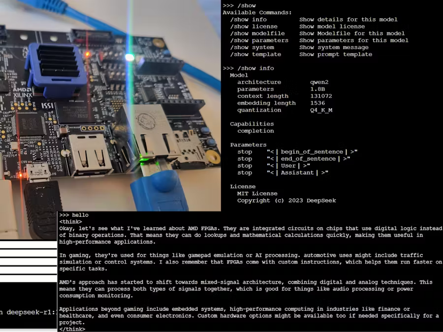 Want to implement an LLM at the edge, without the need for a GPU? hackster.io/adam-taylor/de… #electronicsengineering #hardwaredesign #electronicsmanufacturing #makers #makerspace