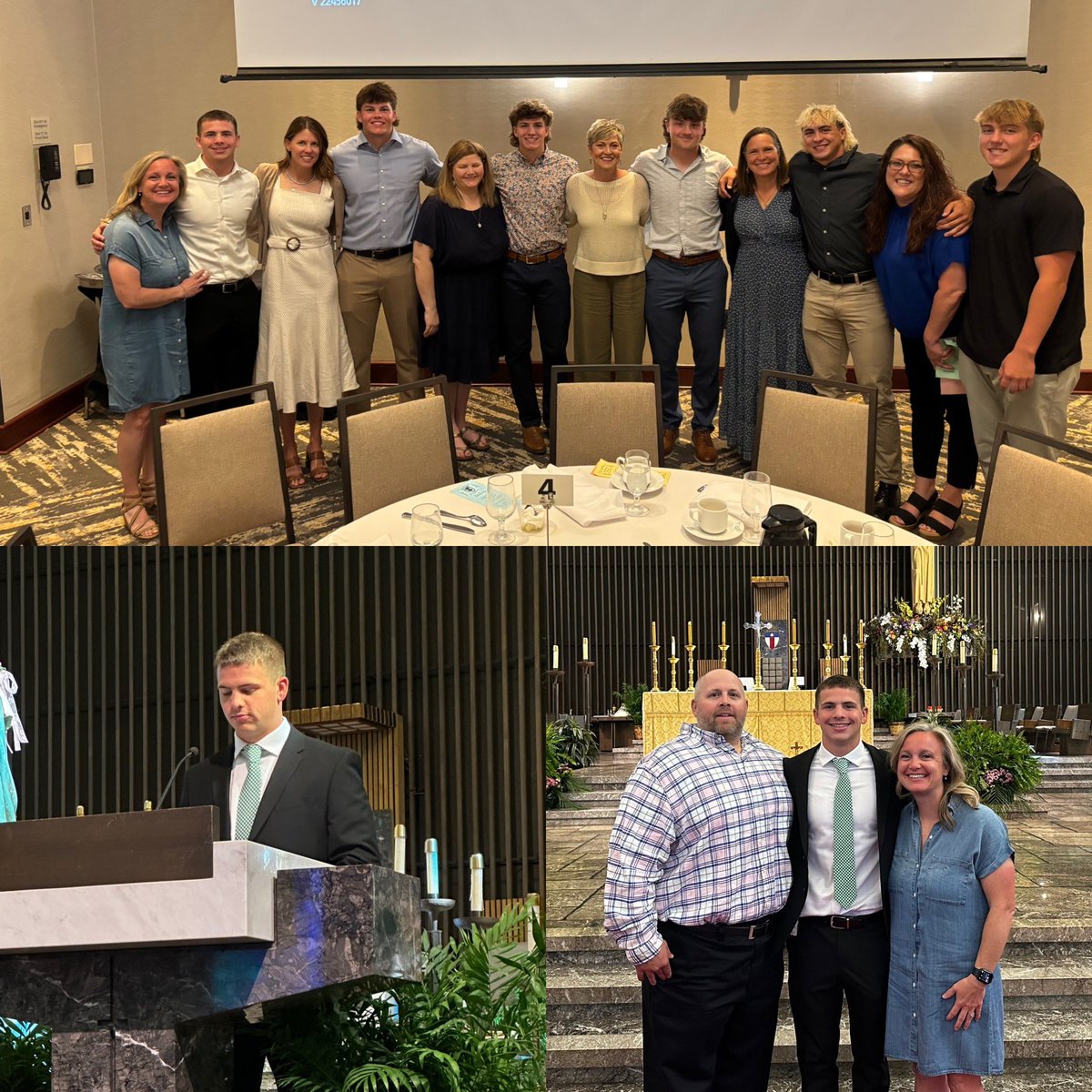 rarmagost7's tweet photo. A beautiful day celebrating Pius X seniors &amp; their parents. So proud of their accomplishments &amp; the young adults they are. May they continue to feel God’s love &amp; let the Holy Spirit guide them as they start their new journey. My heart is full of gratitude for this group 💚💛 https://t.co/YhVhEgyypv