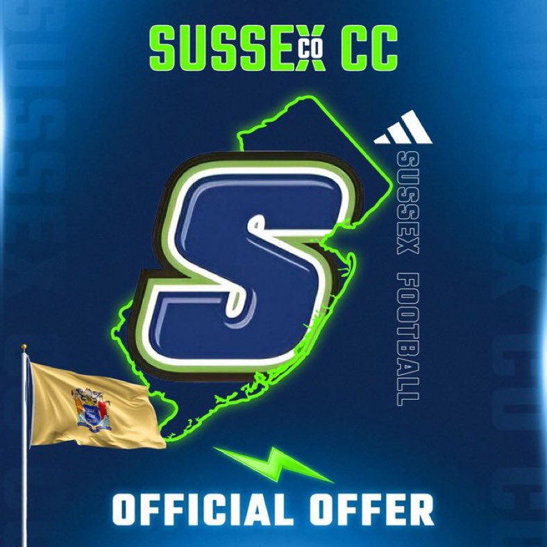 After a great conversation with <a href="/Coach_mtf_bey/">Coach Francis Bey ™</a> I am blessed to receive my second offer from Sussex college!! <a href="/IrishFootball13/">John Baker</a>