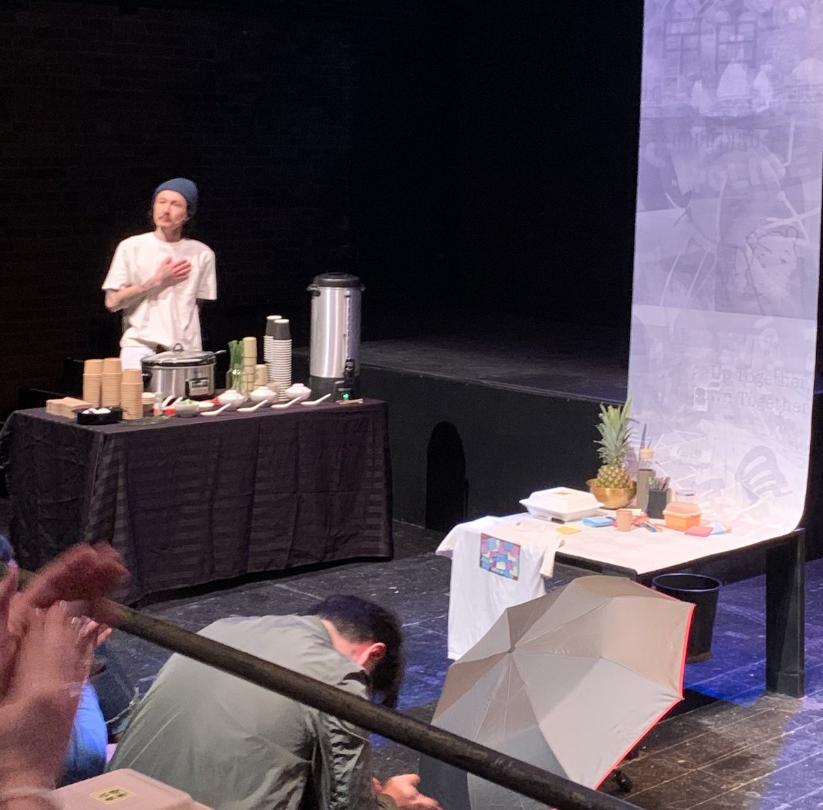 Derrick Chua (@d_chua) on Twitter photo Back to @BeyondWallsTPM for opening of A Taste of Hong Kong by Anonymous performed by Derek Chan, part of #BeyondTO Festival. Terrific show paired with delicious treats! A co-pro by <a href="/fuGENTheatre/">fu-GEN Theatre</a> and @PiTheatre w/ @vActheatre, it runs till May 17 only.
passemuraille.ca/a-taste-of-hon… Back to @BeyondWallsTPM for opening of A Taste of Hong Kong by Anonymous performed by Derek Chan, part of #BeyondTO Festival. Terrific show paired with delicious treats! A co-pro by <a href="/fuGENTheatre/">fu-GEN Theatre</a> and @PiTheatre w/ @vActheatre, it runs till May 17 only.
passemuraille.ca/a-taste-of-hon…