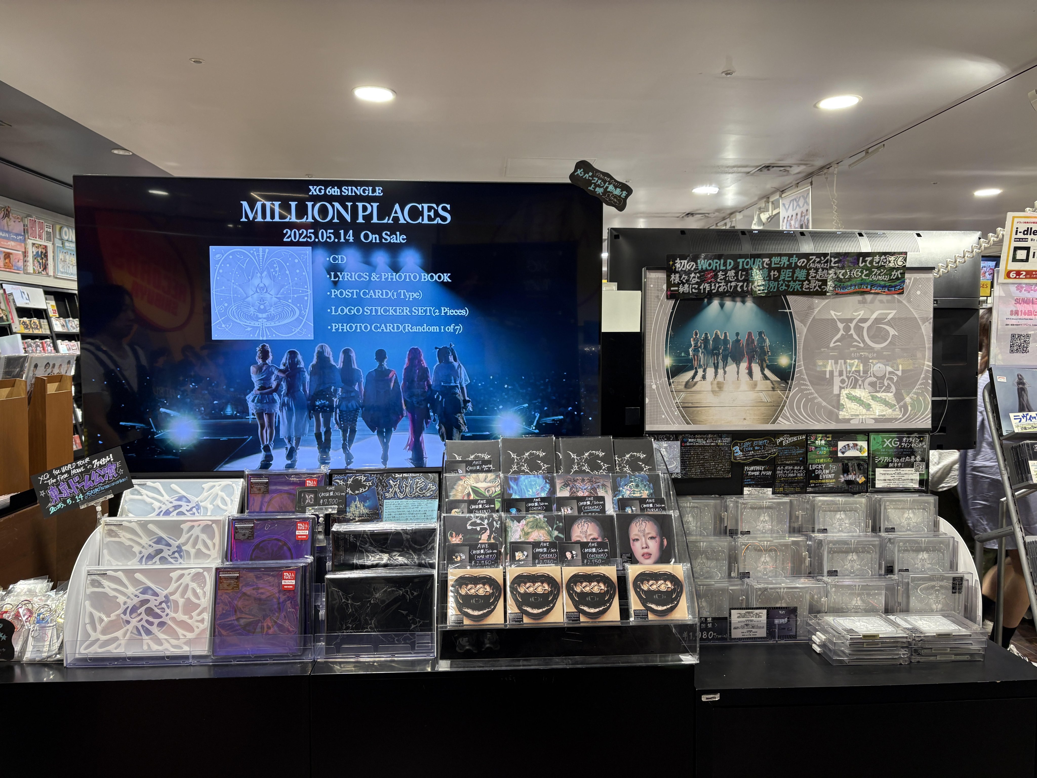 人気商品の XG 渋谷 タワレコ ラキドロ ヒナタ トレカ PLACES