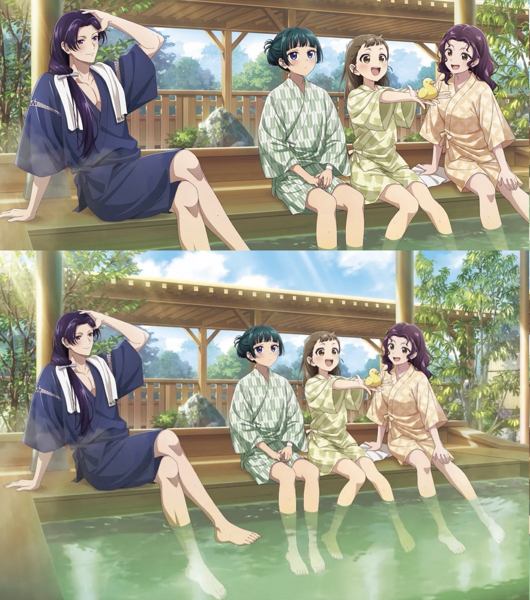 Apothecary Diaries &amp; Raku Spa full illustration 🫶