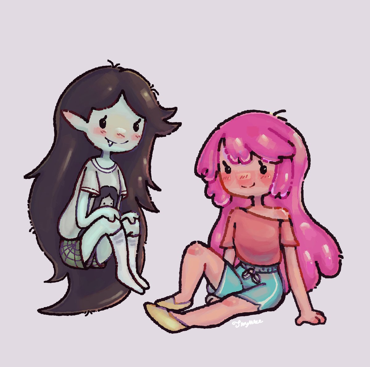 These two.

#adventuretime #bubbline #digitalart