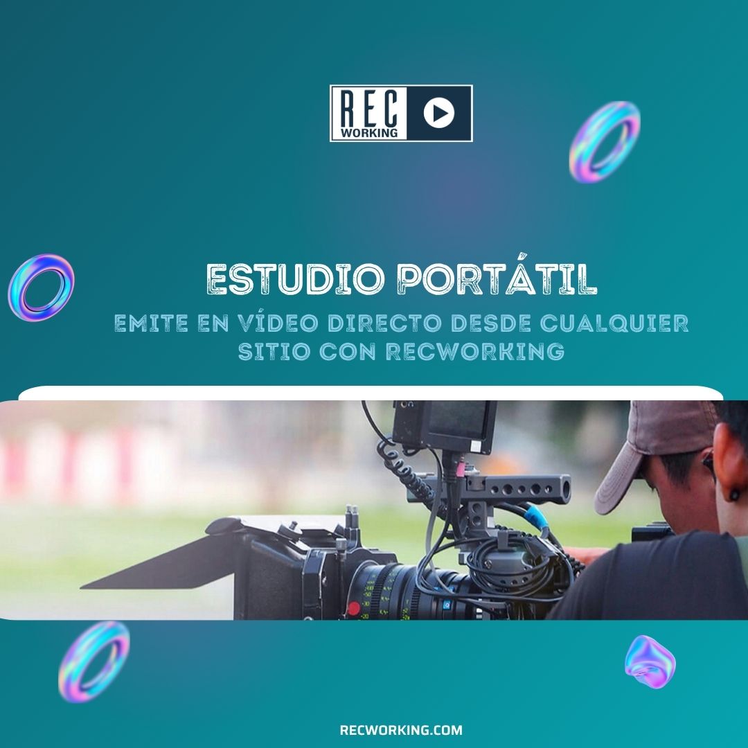 recworking's tweet image. 🎥✨ ¿Te imaginas poder hacer streaming profesional desde cualquier lugar?
En nuestra web te contamos cómo lograrlo con un estudio portátil de video streaming. Ideal para empresas que quieren comunicar de forma ágil sin depender de un lugar fijo. 💼🌍

👉 recworking.com/haz-streaming-…