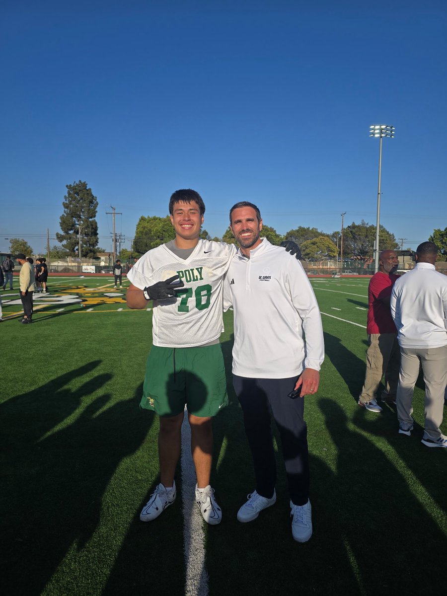 Anthony Rodriguez OL (@anthonyrod90812) on Twitter photo AG2G!!! I wanna think Coach <a href="/mcody83/">Mike Cody</a> for giving me my first division one offer to the university of UC Davis!!@OCCoachWilliams <a href="/JustinUtupo/">Justin Utupo</a> <a href="/LBPoly_Football/">Long Beach Poly Football 🐇🏈</a> <a href="/GregBiggins/">Greg Biggins</a> <a href="/coachmoses30/">Moises Ayala Jr</a> <a href="/Coach_silvrback/">Andrew De La Torre</a> <a href="/johnwdavis/">John W. Davis</a> AG2G!!! I wanna think Coach <a href="/mcody83/">Mike Cody</a> for giving me my first division one offer to the university of UC Davis!!@OCCoachWilliams <a href="/JustinUtupo/">Justin Utupo</a> <a href="/LBPoly_Football/">Long Beach Poly Football 🐇🏈</a> <a href="/GregBiggins/">Greg Biggins</a> <a href="/coachmoses30/">Moises Ayala Jr</a> <a href="/Coach_silvrback/">Andrew De La Torre</a> <a href="/johnwdavis/">John W. Davis</a>