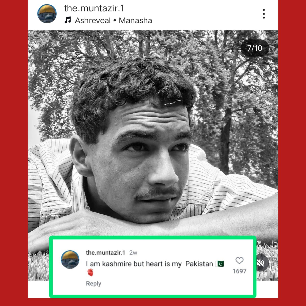 BhagwaSquad's tweet image. 🚨गिरफ्तारी होने तक - Repost करें🚨

भारत पाकिस्तान युद्ध के दौरान, देश*द्रोही मुंतज़िर कहता है &quot;मैं कश्मीरी हूं लेकिन मुझे पाकिस्तान से प्यार है&quot; उसकी देश*विरोधी हरकतें माहौल बिगाड़ रही हैं।😡
 @JmuKmrPolice @KashmirPolice
प्रशासन इस देश*द्रोही को तुरंत गिरफ्तार कर कड़ी…