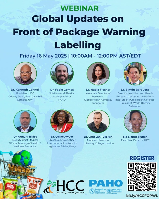 ContraPESO (@contrapesomx) on Twitter photo 🌍 ¡Atención! Este 16 de mayo no te pierdas el webinar:
 “Global Updates on Front of Package Warning Labelling” ⚠️🛒
🕙 10:00 AM AST/EDT
🎙 Expertos de salud y nutrición de todo el mundo
🔗 Regístrate: bit.ly/HCCFOPWL
#FOPWL #SaludPública #HCC #PAHO #Alimentos 🌍 ¡Atención! Este 16 de mayo no te pierdas el webinar:
 “Global Updates on Front of Package Warning Labelling” ⚠️🛒
🕙 10:00 AM AST/EDT
🎙 Expertos de salud y nutrición de todo el mundo
🔗 Regístrate: bit.ly/HCCFOPWL
#FOPWL #SaludPública #HCC #PAHO #Alimentos
