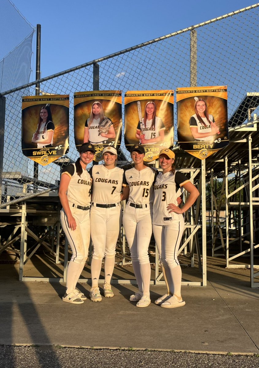 Official Cougar Softball (@mehssoftball) on Twitter photo Senior night W 13-3 in 6 innings against Austin‼️S/O <a href="/maddybeaty_/">maddy beaty</a> for going 4/4 S/O <a href="/hacker_emily_/">Emily Hacker</a> for going 3/4 S/O <a href="/JaydaSwalve/">Jayda Swalve</a> for going 2/4.Great hitting, pitching and defense tonight🥳We are back at it tomorrow @ Red Wing🔥#difm #difty #gatortostater Senior night W 13-3 in 6 innings against Austin‼️S/O <a href="/maddybeaty_/">maddy beaty</a> for going 4/4 S/O <a href="/hacker_emily_/">Emily Hacker</a> for going 3/4 S/O <a href="/JaydaSwalve/">Jayda Swalve</a> for going 2/4.Great hitting, pitching and defense tonight🥳We are back at it tomorrow @ Red Wing🔥#difm #difty #gatortostater
