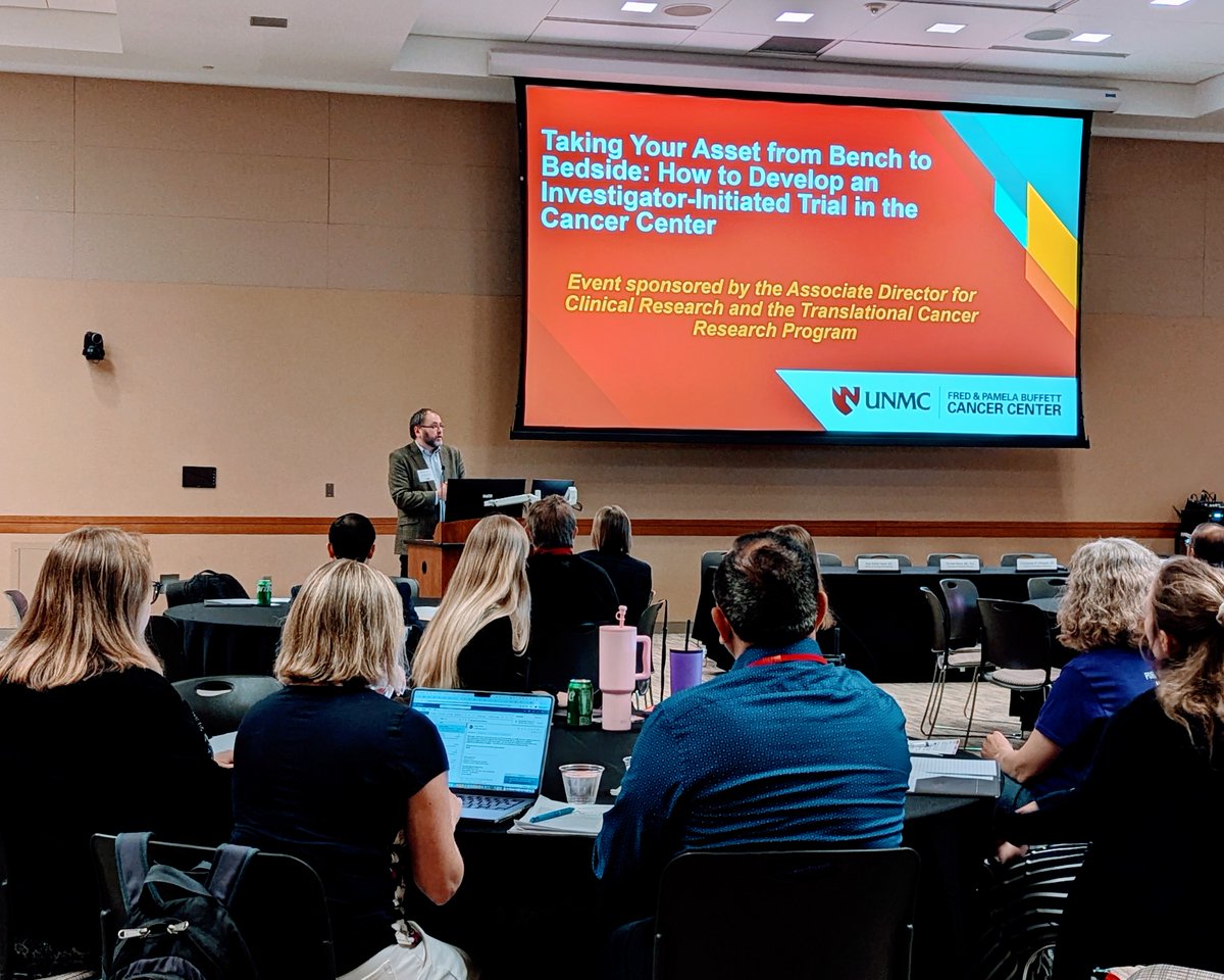 BuffettCancer's tweet image. Last Friday, we hosted a &quot;Bench to Bedside&quot; Investigator-Initiated Trials workshop to spark collaboration between basic, translational &amp;amp; clinical scientists—accelerating innovation &amp;amp; ensuring discoveries don&apos;t get stuck in the lab. #TeamScience #CancerResearch