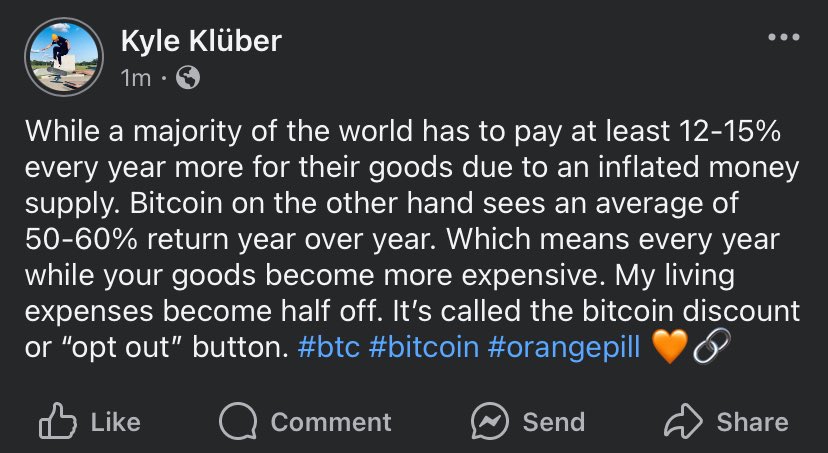 Opt out! #btc #bitcoin #orangepill <a href="/saylor/">Michael Saylor</a> <a href="/Bitcoin/">Bitcoin</a> @rovercrc <a href="/CryptosR_Us/">CryptosRus</a> <a href="/paulbarron/">PaulBarron</a> 🧡🔥