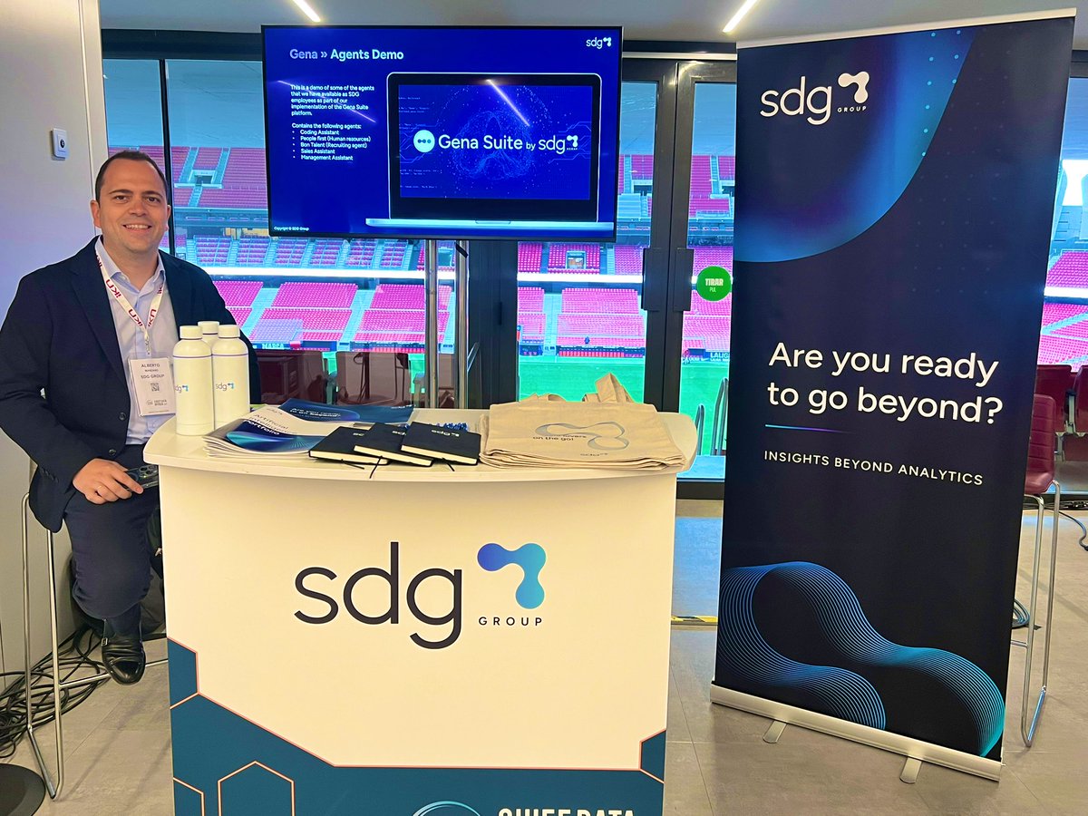 Estamos preparados para una nueva jornada de #innovacion y #conocimiento. Hoy te esperamos en el #CDODay ¿Nos acompañas? #SDGGroup