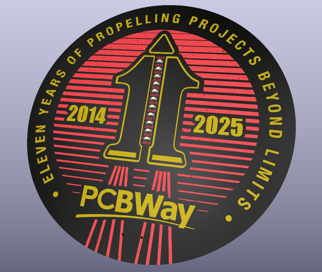 kokensha_tech's tweet image. Exploring some ideas of making a PCBWay 11th anniversary Badge! Now I am trying with ATTiny85 to control some LEDs, I am also planning to make it into an usable ATTiny85 dev board! What do you think? #pcbway #attiny #attiny85 #electronics #kicad #pcb #pcba