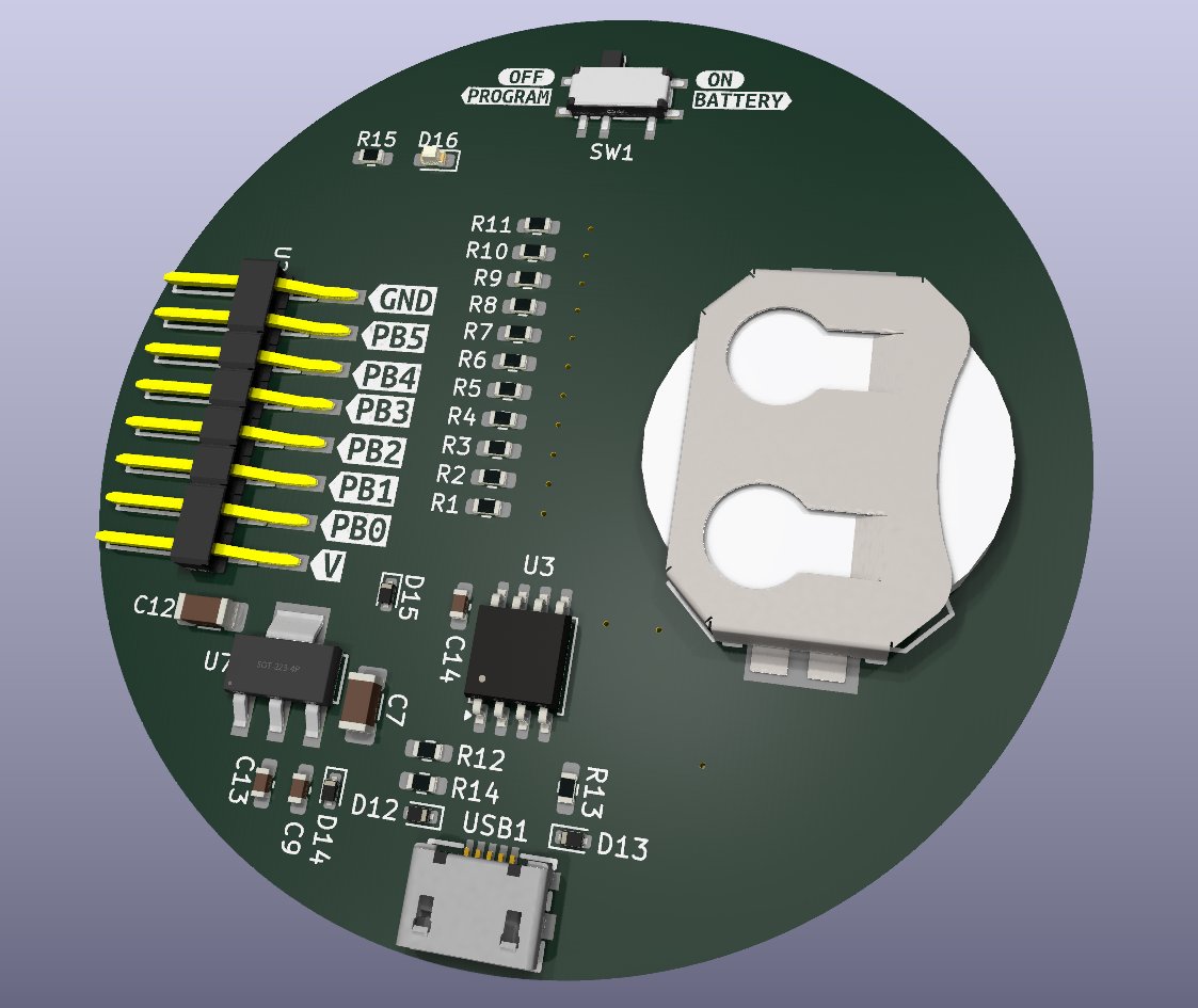 kokensha_tech's tweet image. Exploring some ideas of making a PCBWay 11th anniversary Badge! Now I am trying with ATTiny85 to control some LEDs, I am also planning to make it into an usable ATTiny85 dev board! What do you think? #pcbway #attiny #attiny85 #electronics #kicad #pcb #pcba