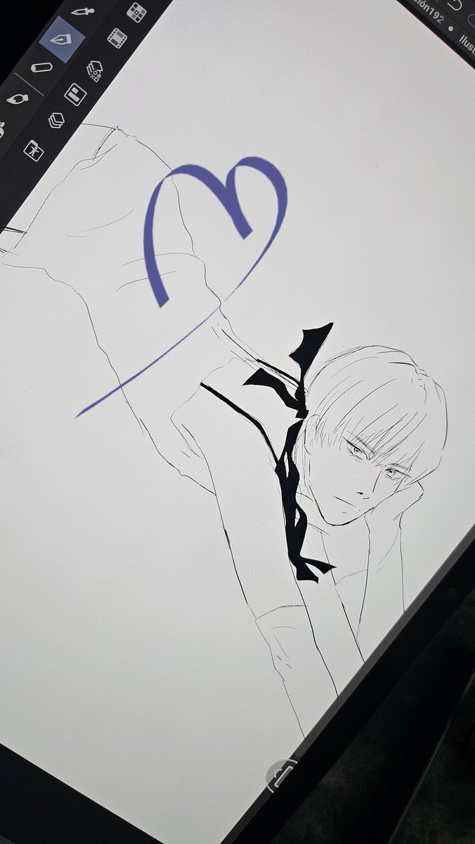 leechailai's tweet photo. Tonight's random sketch.... (And this one is very rough and messy.... 🫣)
#daekwang #daetwins #pearlboy #WIP https://t.co/eS629vVBVX