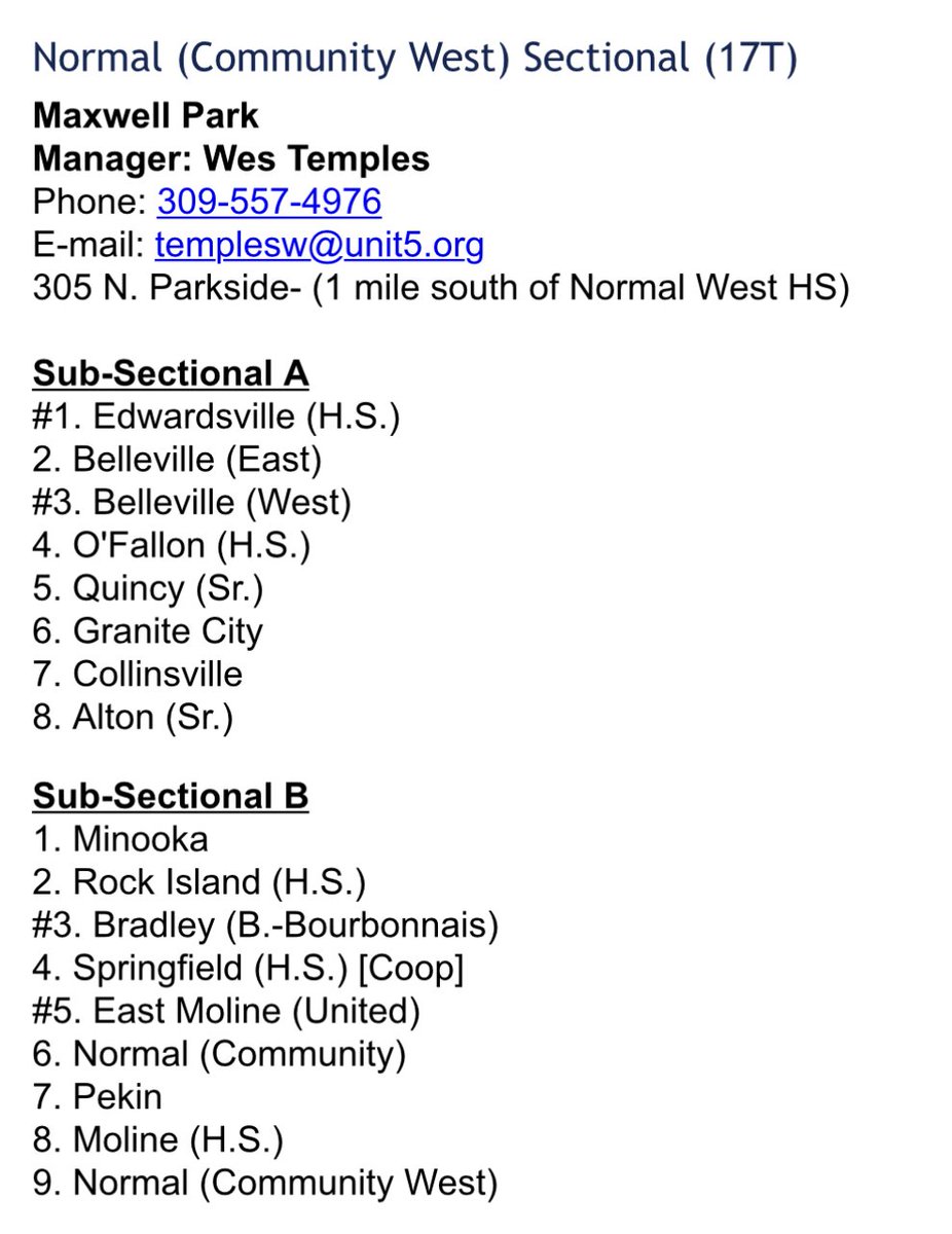 Edwardsville gets the #1 seed and will host regionals. Brackets will be released by the IHSA tomorrow at 4pm!