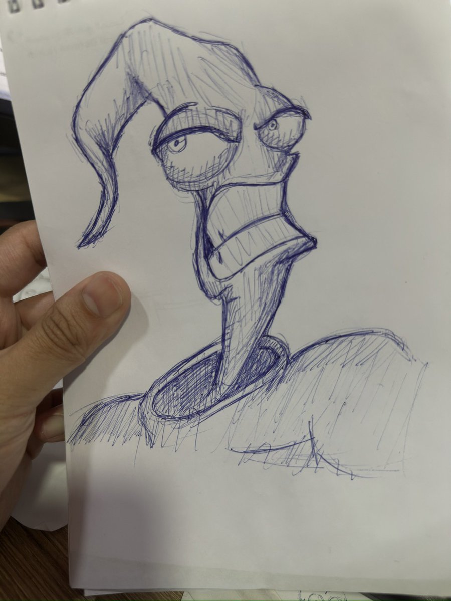 moazzamhaider9's tweet photo. This past week has been quite hectic. Here’s a quick sketch before the start of the day! #indiegamedev #gamedev #drawing https://t.co/U65eq1YvkN