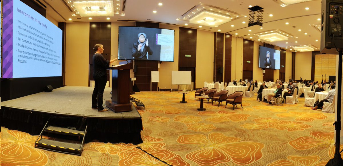 MyASLI_JBIM's tweet photo. Sign Interpreters for Health Setttings, by Dr Georgina Major...JBIM untuk bidang kesihatan

#MyASLI #nasli2 https://t.co/7urI4TUefr