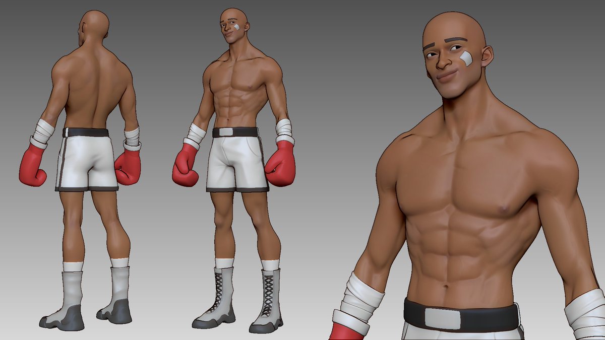 Kishor_c4's tweet image. Boxer Barry🥊 XDDD
Just sum practice :D