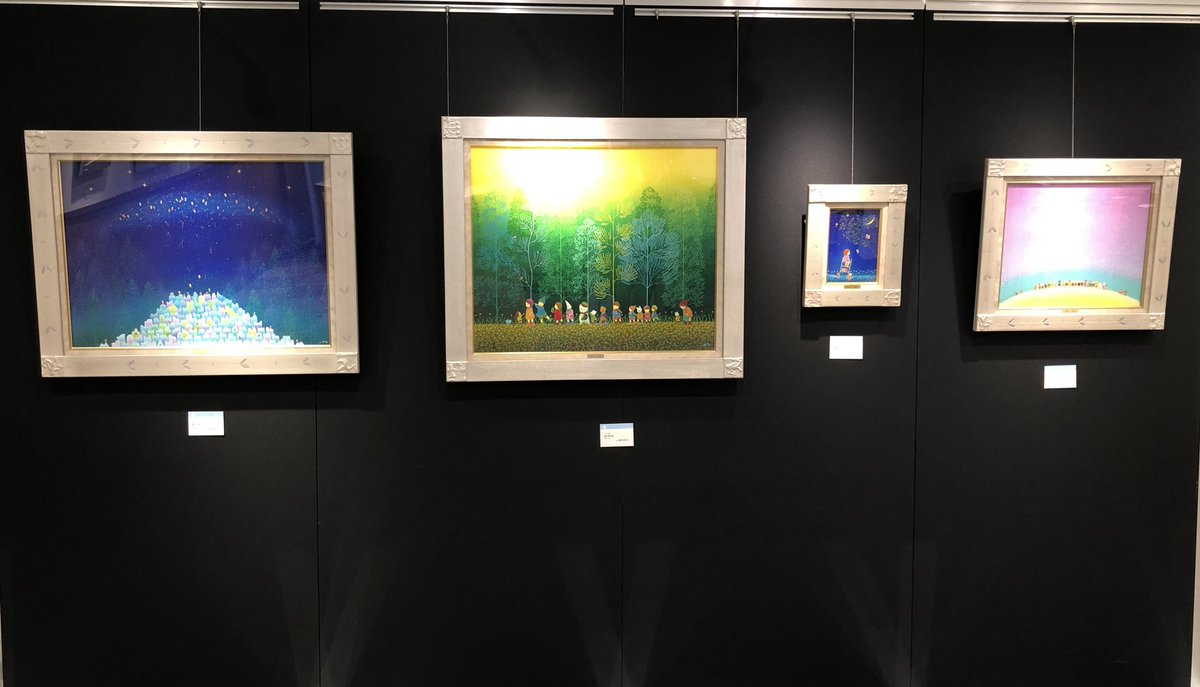 S. Nobu いつも一緒　4号　絵画　絵　美術品　ノブ•サチ　送料無料 m48280728715_1.jpg?1703660730