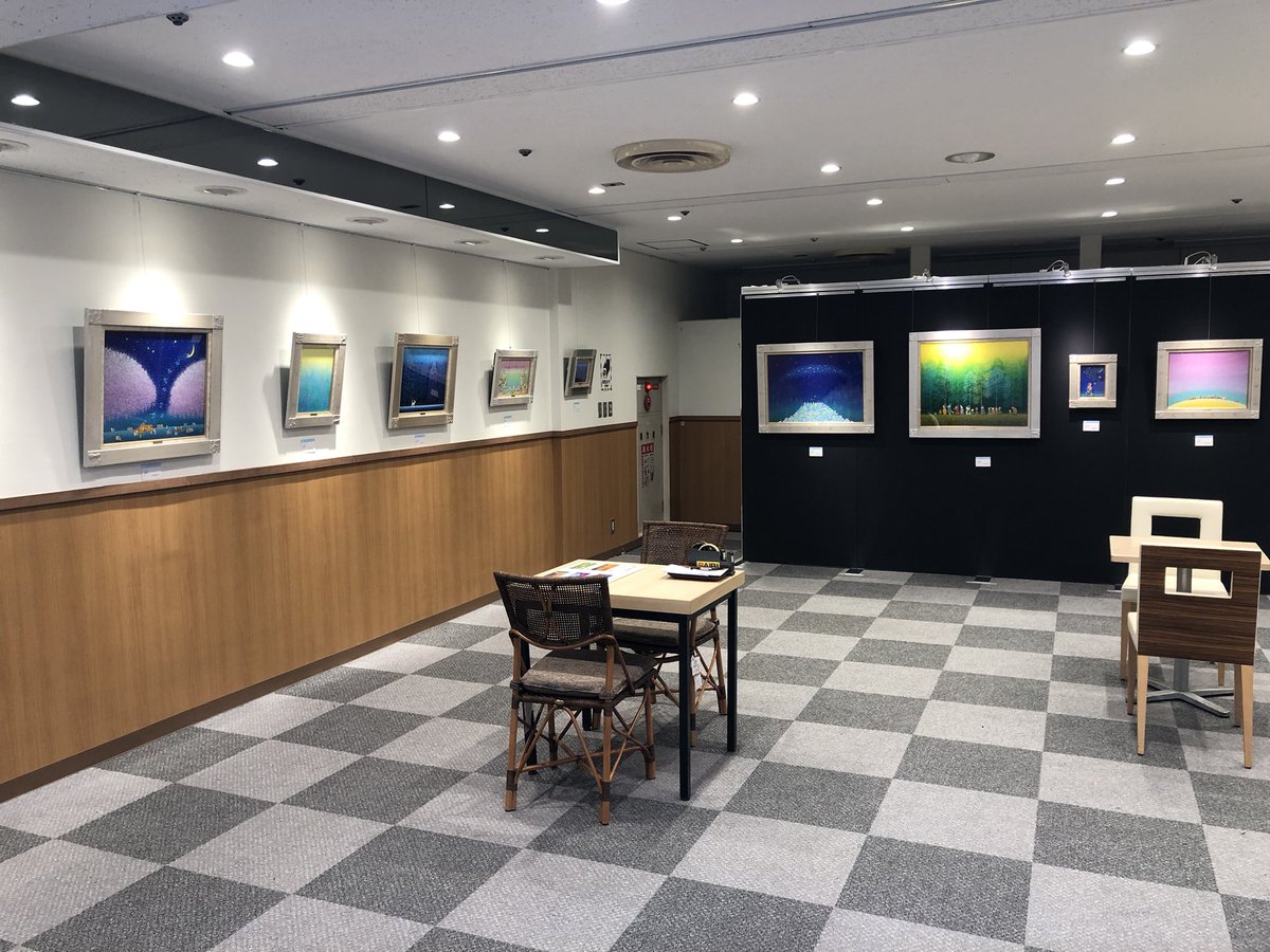 S. Nobu いつも一緒 4号 絵画 絵 美術品 ノブ•サチ 送料無料