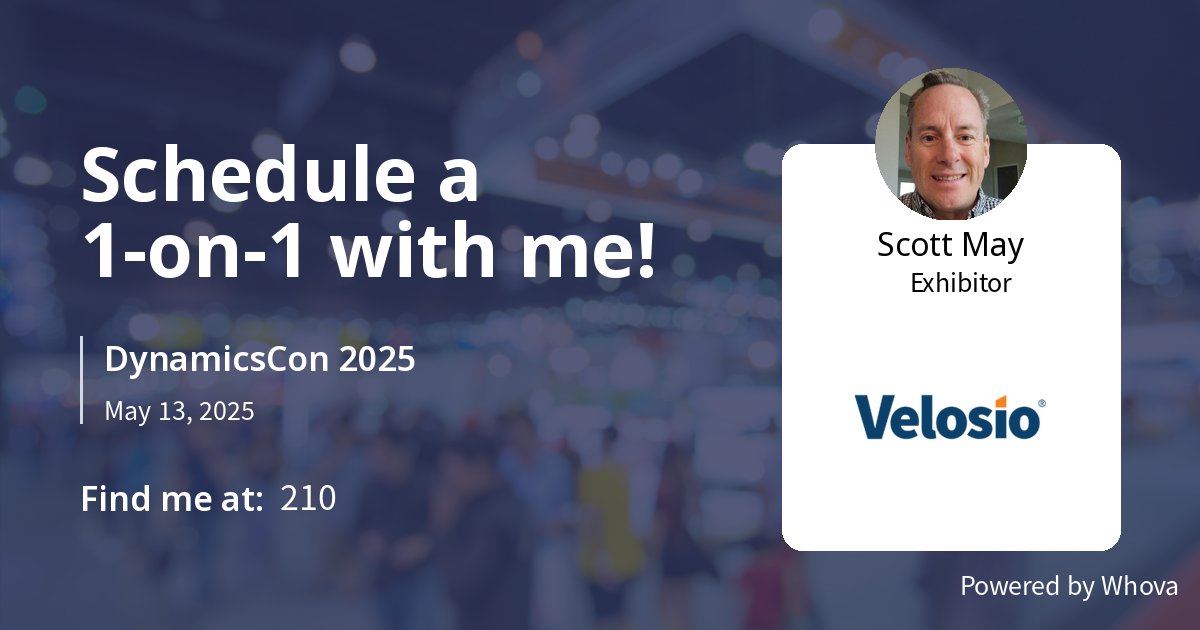 Come check us out at DynamicsCon 2025. #dynamicscon #DynamicsCon2025 - via #Whova event app