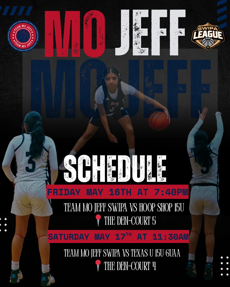 Azilee Ornelas (@getabuck_zilee) on Twitter photo Yoooo Houston we have a problem. Team Mo Jeff will be in action this weekend at The Queen of the South hosted by <a href="/ShesBallin/">ShesBallin</a>. <a href="/TheJungleSSA/">Ladavron Smith</a> <a href="/DaveSmithWTX/">Dave Smith</a> <a href="/TeamMoJeff/">Team Moriah Jefferson</a> <a href="/TeamMoJeff_/">Team Moriah Jefferson</a> <a href="/LeftyyMike/">Michael J. Simmons</a> <a href="/UNProspects/">Mike Simmons</a> <a href="/_BonnBonn/">Moriah Jefferson</a> <a href="/LadyRaiderWBB/">Lady Raider Basketball</a> <a href="/LSUwbkb/">LSU Women's Basketball</a> <a href="/CanesWBB/">Hurricanes Womenโs Basketball</a> <a href="/BaylorWBB/">Baylor Women's Basketball</a> <a href="/UConnWBB/">UConn Womenโs Basketball</a> Yoooo Houston we have a problem. Team Mo Jeff will be in action this weekend at The Queen of the South hosted by <a href="/ShesBallin/">ShesBallin</a>. <a href="/TheJungleSSA/">Ladavron Smith</a> <a href="/DaveSmithWTX/">Dave Smith</a> <a href="/TeamMoJeff/">Team Moriah Jefferson</a> <a href="/TeamMoJeff_/">Team Moriah Jefferson</a> <a href="/LeftyyMike/">Michael J. Simmons</a> <a href="/UNProspects/">Mike Simmons</a> <a href="/_BonnBonn/">Moriah Jefferson</a> <a href="/LadyRaiderWBB/">Lady Raider Basketball</a> <a href="/LSUwbkb/">LSU Women's Basketball</a> <a href="/CanesWBB/">Hurricanes Womenโs Basketball</a> <a href="/BaylorWBB/">Baylor Women's Basketball</a> <a href="/UConnWBB/">UConn Womenโs Basketball</a>