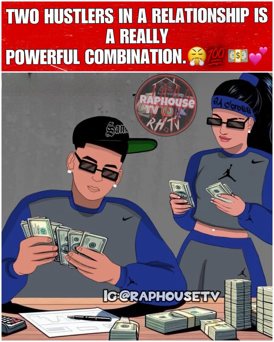 raphousetv2's tweet photo. Two hustlers in a relationship is a powerful combination.😤💯💸💕 https://t.co/oMtISS9D7F
