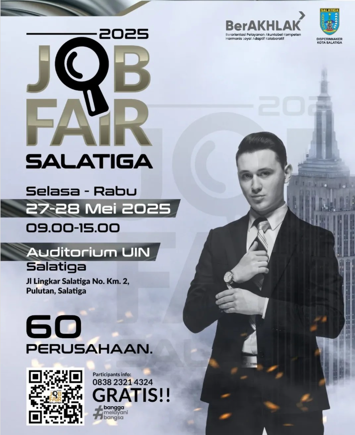 Jobseekers Salatiga mana suaranyaaa?
Bakalan ada jobfair di tanggal 27-28 Mei 2025 nih! Untuk info lebih lanjut, silahkan kontak nomor yang tertera ya!

Sumber: instagram.com/p/DJmC1UEyWZ2/

#InfoJobfairMei2025 #InfoJobfairSalatiga2025