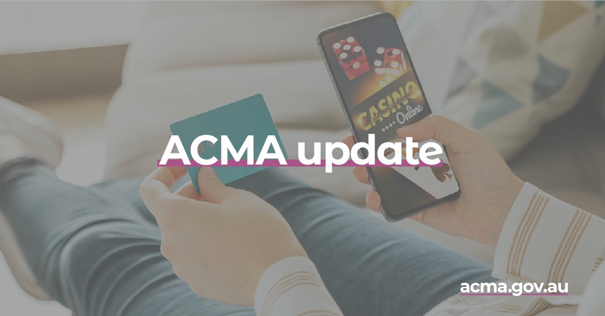 More illegal online gambling websites have been blocked following ACMA investigations. Illegal gambling services are unlikely to have customer protections and users risk losing their money. View information about blocked sites at 
 acma.gov.au/articles/2025-…