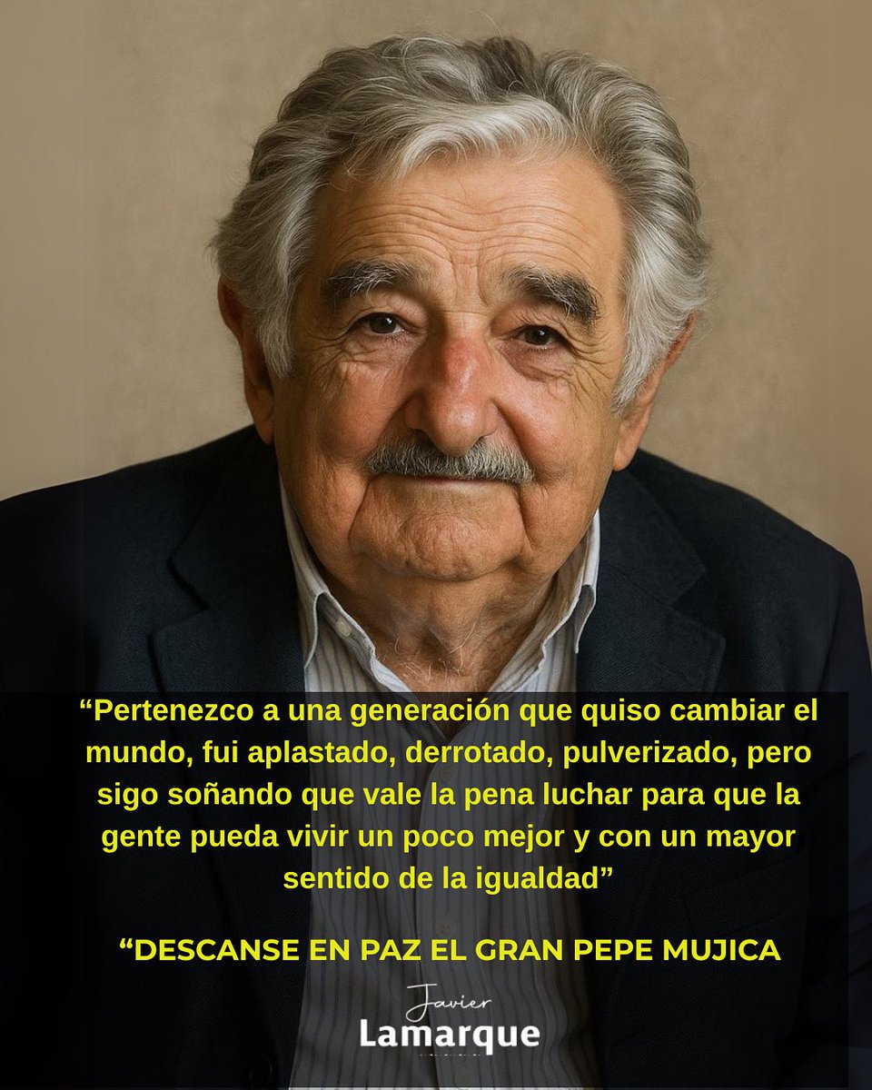 Hasta siempre #PepeMujica.