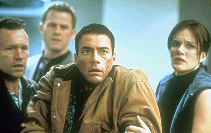 Totallysamsays's tweet image. #Replicant was @JCVD best film as far as acting goes. He really showed range, while playing twins.