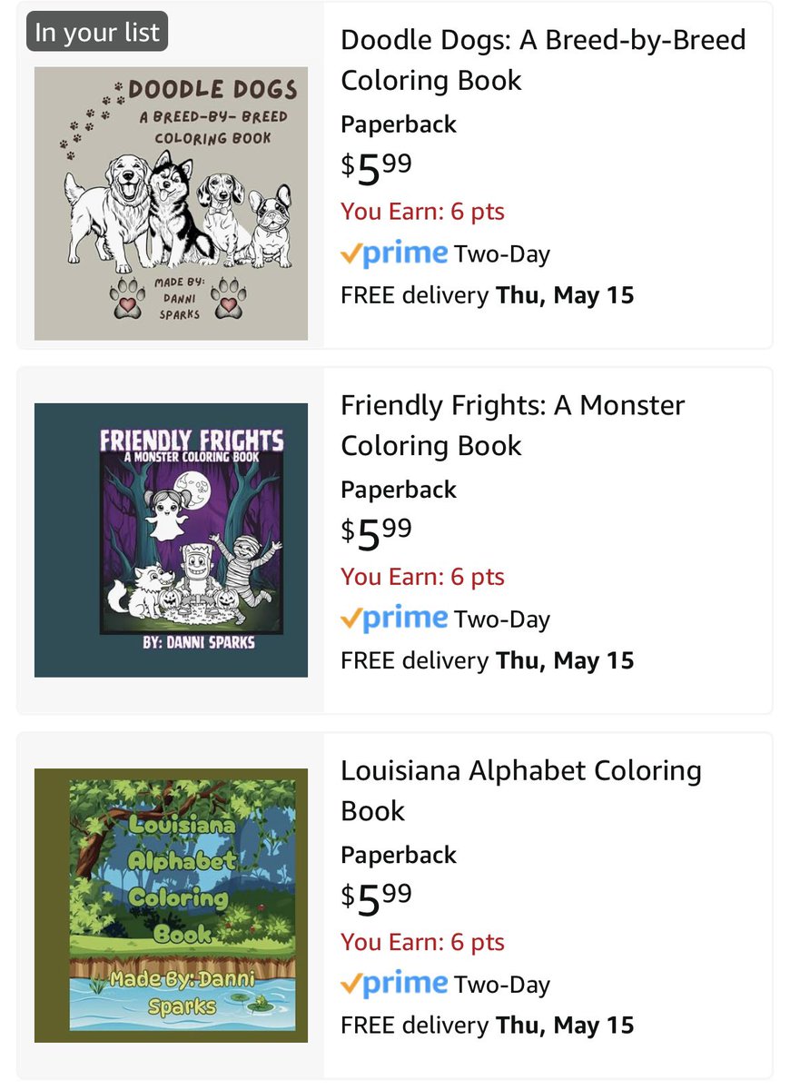 Check out my coloring books on Amazon ❤️